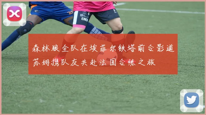森林狼全队在埃菲尔铁塔前合影道苏姆携队友共赴法国合练之旅